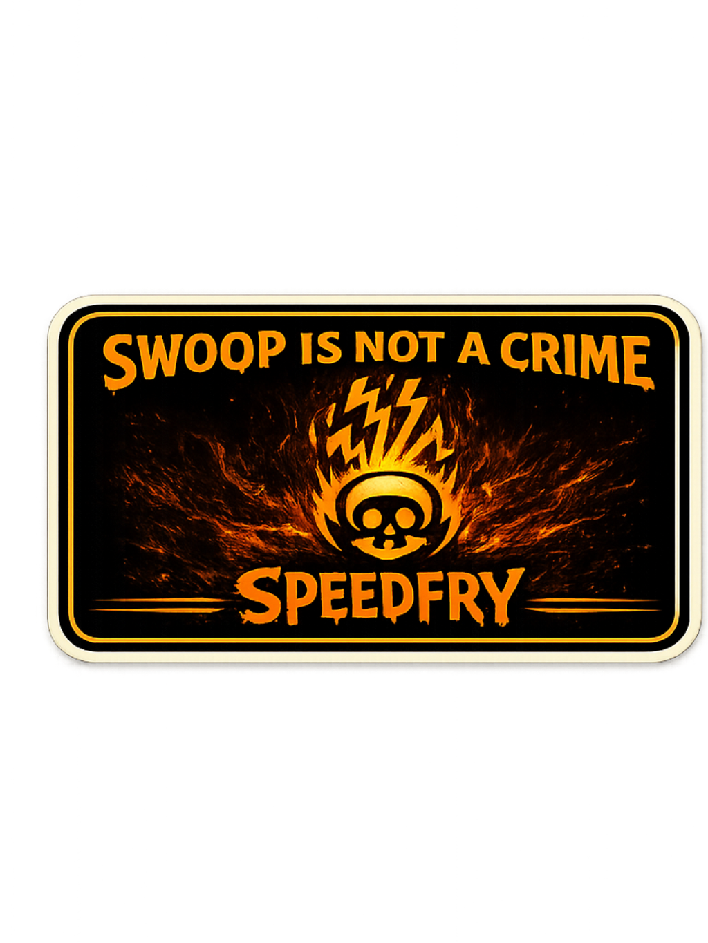 Speedfry sticker